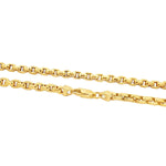 14K Yellow Gold Solid Round Box Link Chain 25.5 Inches 5.5mm 70896