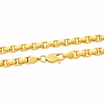 14K Yellow Gold Solid Round Box Link Chain 27 Inches 6.4mm 70895