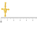 10K Gold Cross Crucifix 57088