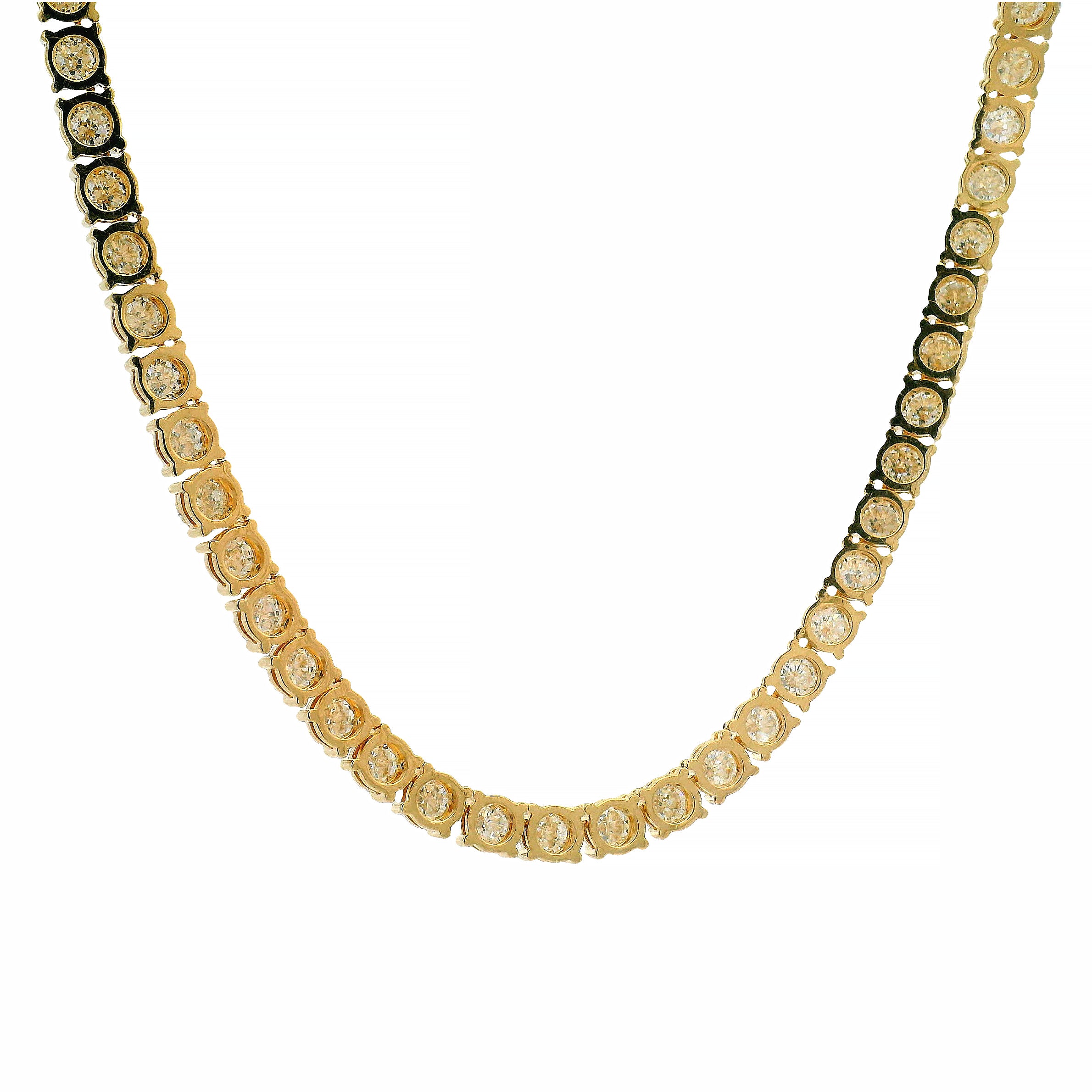 Glitter \"Luxury Tennis Chain【GOLD】\" Luxury Tennis Necklace 【3mm / GOLD】 | Glitter