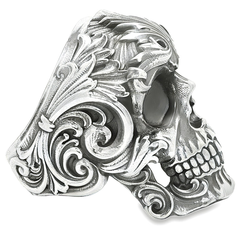 Ornate Skull Ring 71034