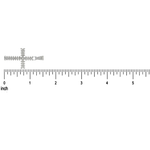 14K Yellow Gold Prong Diamond Cross 65281