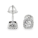 Classic Cushion Cut Diamond Earrings 64901