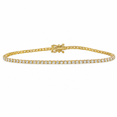 3 Pt Natural Diamond Tennis Bracelet 71703