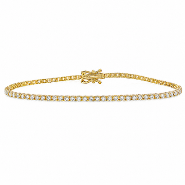 3 Pt natural diamond tennis bracelet – view 1 of 9, TraxNYC item 71703