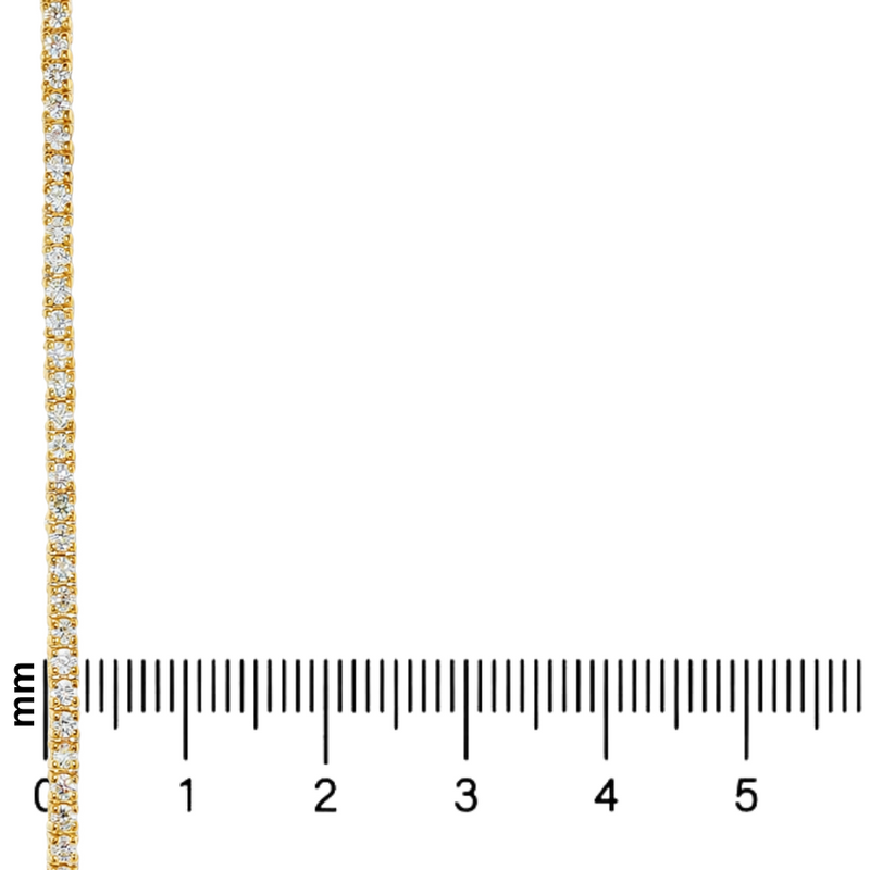 3 Pt natural diamond tennis bracelet – view 9 of 9, TraxNYC item 71703