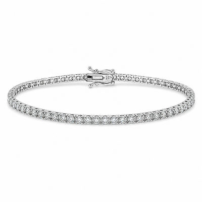 3 Pt Lab Diamond Tennis Bracelet 71704