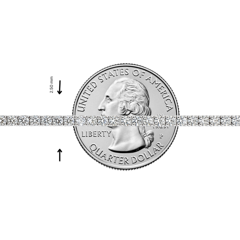 3 Pt lab diamond tennis bracelet – view 10 of 10, TraxNYC item 71704