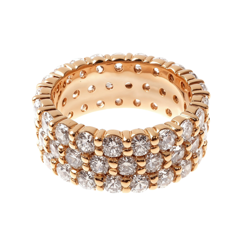 3 Row Diamond Eternity Band 64497