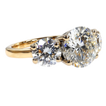 3 Stone Diamond Engagement Ring (Lab) 68232
