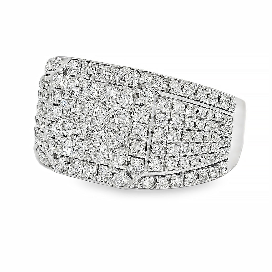 Silver Vault Lab Diamond Ring | TraxNYC