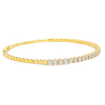 Flexible Diamond Bangle Bracelet 69835 - Image 3