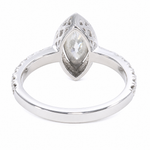 Marquise Halo Diamond Engagement Ring 43566