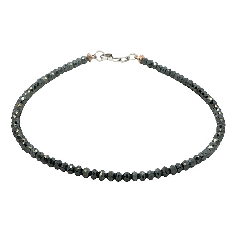 Black Diamond Bead Bracelet 70925 - Image 3