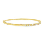 Flexible Diamond Bangle Bracelet 69836