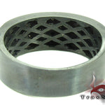 4 Row Black Diamond Ring 27872 - Image 6