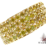 4 Row Canary Color Diamond Band 30984 - Image 1