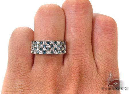 14K Gold Checker Diamond Ring, photo 7 of 7