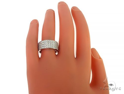 14K Gold 4 Row Icy Ring, photo 7 of 8