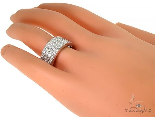 14K Gold 4 Row Icy Ring, photo 8 of 8