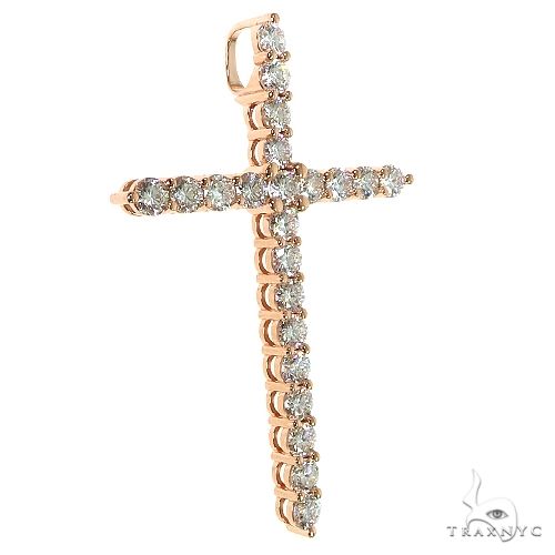 14K Gold 40 Pointer Lab-Grown Diamond Cross, photo 2 of 6