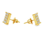 Square Cluster Diamond Studs 40534