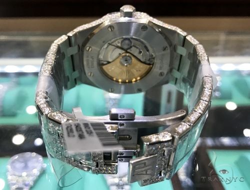 41mm Royal Oak Audemars Piguet Diamond Stainless Steel Watch 63891 - Image 4