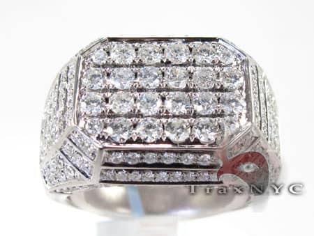Mens 17 Faced Ring 4373 - Image 3