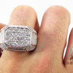 Mens 17 Faced Ring 4373 - Image 5