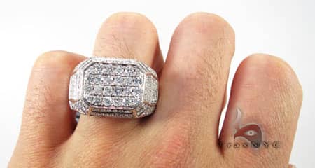 Mens 17 Faced Ring 4373 - Image 5