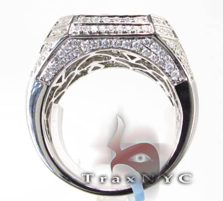 Mens 17 Faced Ring 4373 - Image 7