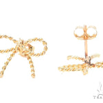 18k Yellow Gold Ribbon Earrings 44609 - Image 3 [FILE:44609_image_03_88a6e29b.jpg]