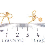 18k Yellow Gold Ribbon Earrings 44609 - Image 5 [FILE:44609_image_05_ff2c8192.jpg]