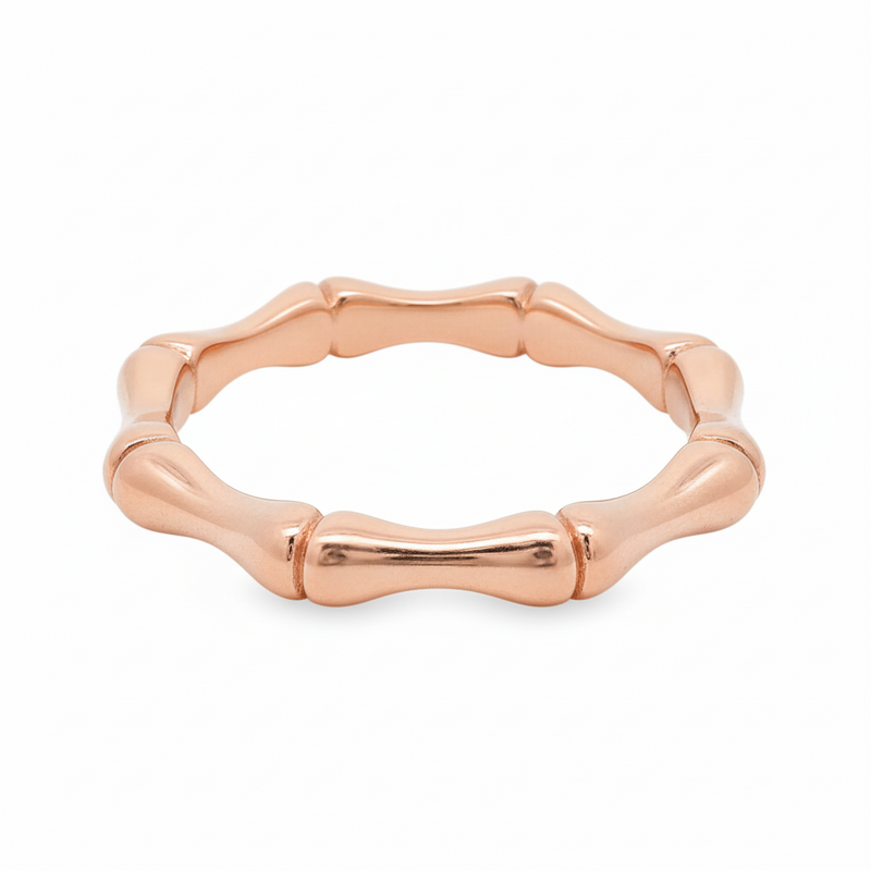 Gold Bamboo Ring, view 4