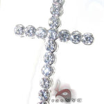 Iced Bezel Cross Crucifix 4882 - Image 2