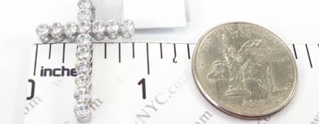 Iced Bezel Cross Crucifix 4882 - Image 5