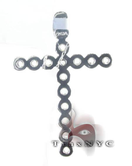 Iced Bezel Cross Crucifix 4882 - Image 7