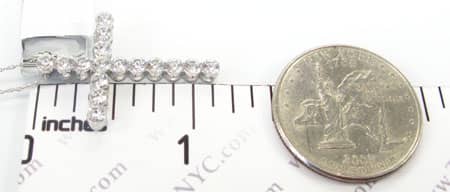 Frozen Bezel Cross Crucifix 4884 - Image 6