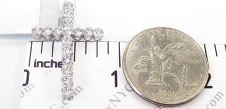 Frozen Bezel Cross Crucifix 4884 - Image 5