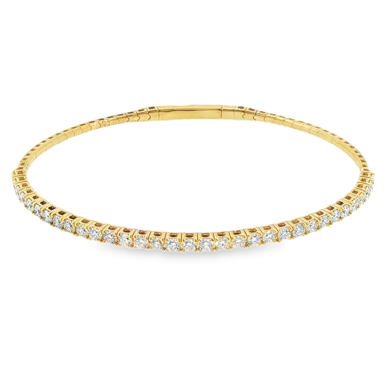Flexible Diamond Bangle Bracelet 69834