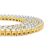 10  Pointer Upside Down Diamond Tennis Chain 70936