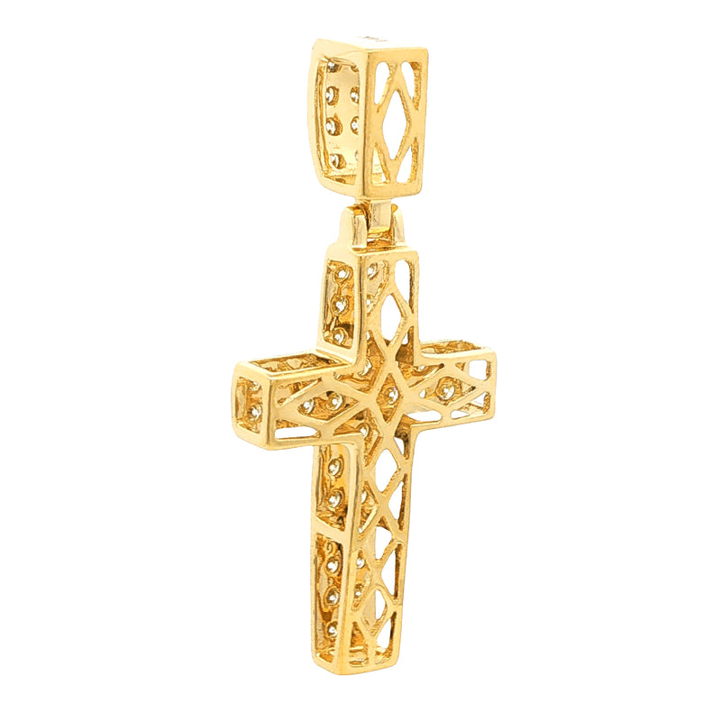 Diamond Cross Pendant Small 65954