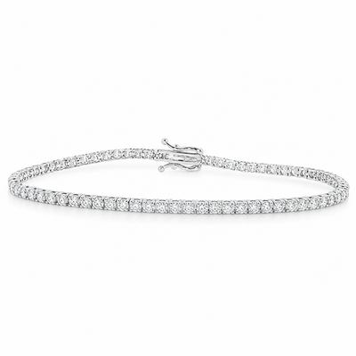 4 Pt Lab Diamond Tennis Bracelet 71682