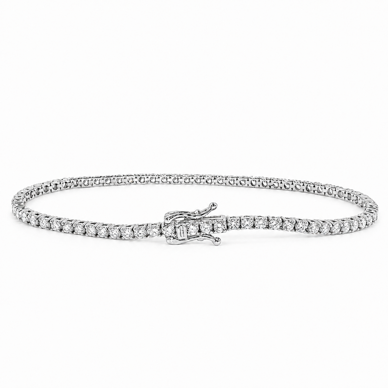 4 Pt lab diamond tennis bracelet – view 6 of 10, TraxNYC item 71682
