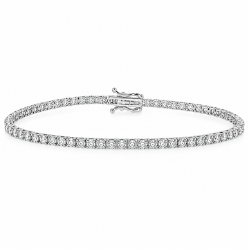 4 Pt natural diamond tennis bracelet – view 1 of 10, TraxNYC item 71683