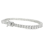 Oval Diamond Tennis Bracelet 71036