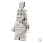 TraxNYC Block Jesus Pendant .925 Silver 70914