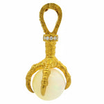 14k Gold Eagle Claw Opal Pendant 70966