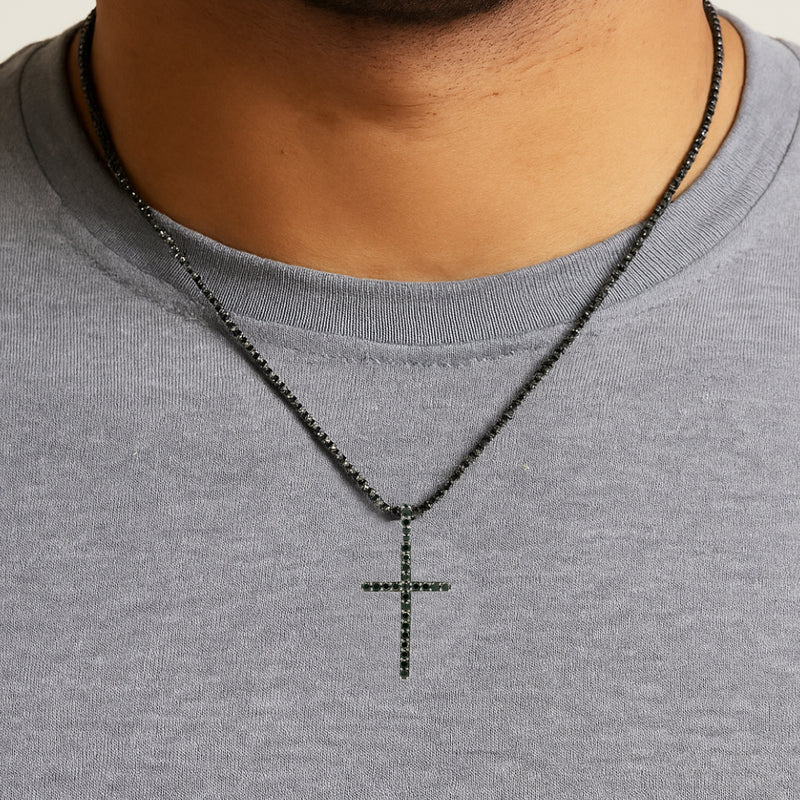 TraxNYC Black Diamond Cross Set 70909