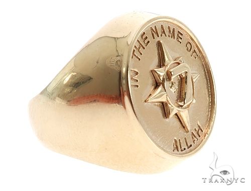 14K Gold 5 Percent Universal Flag Ring, photo 3 of 7